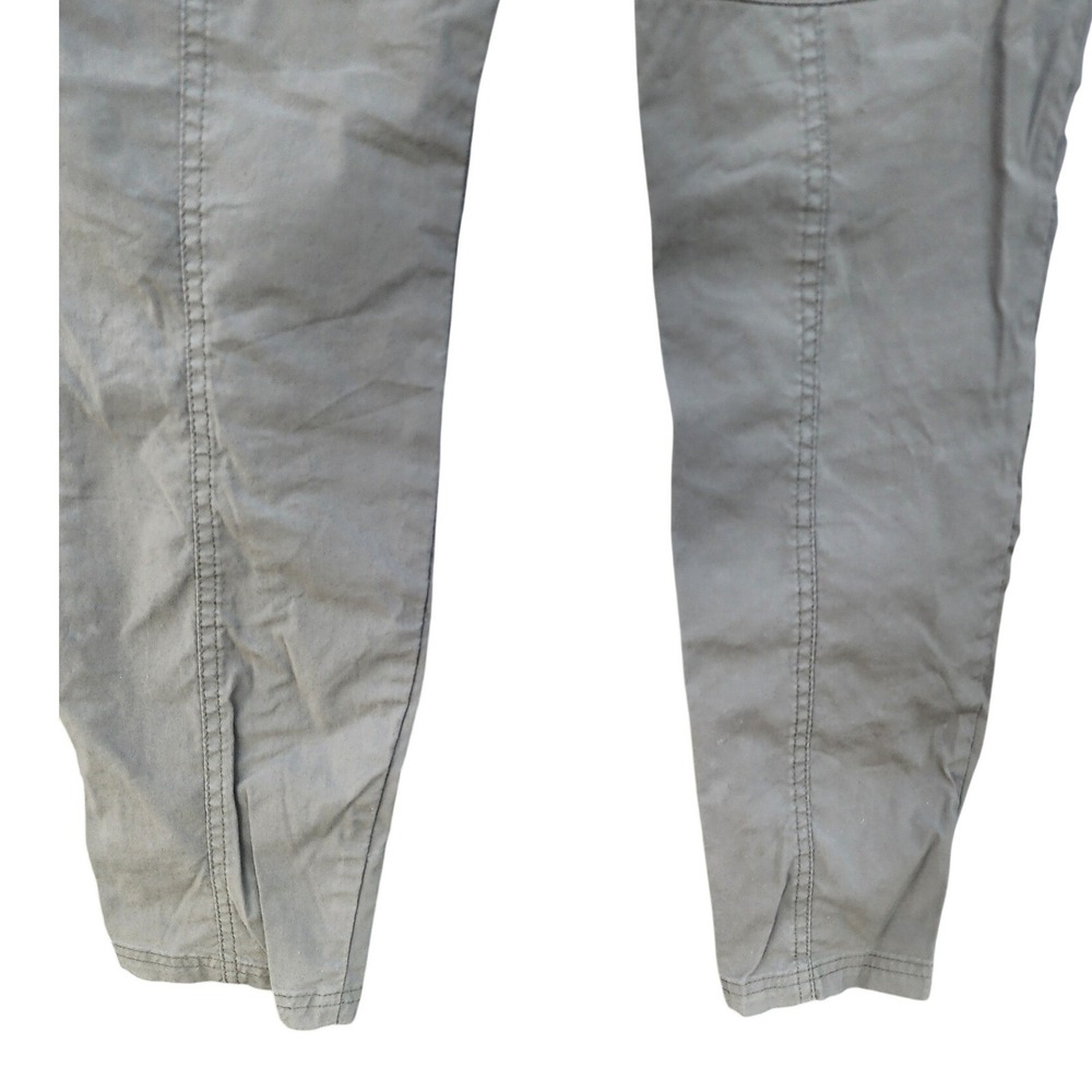 Prana Halle Pants Womens 10 Olive Green Organic Cotton Blend Hiking Outdoor - Picture 3 of 6